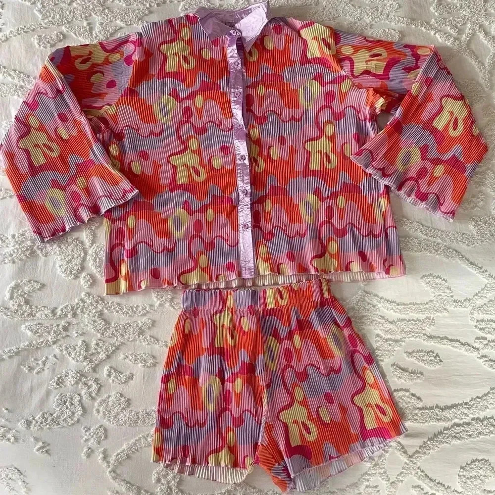 2 Piece Frill Lounge Set